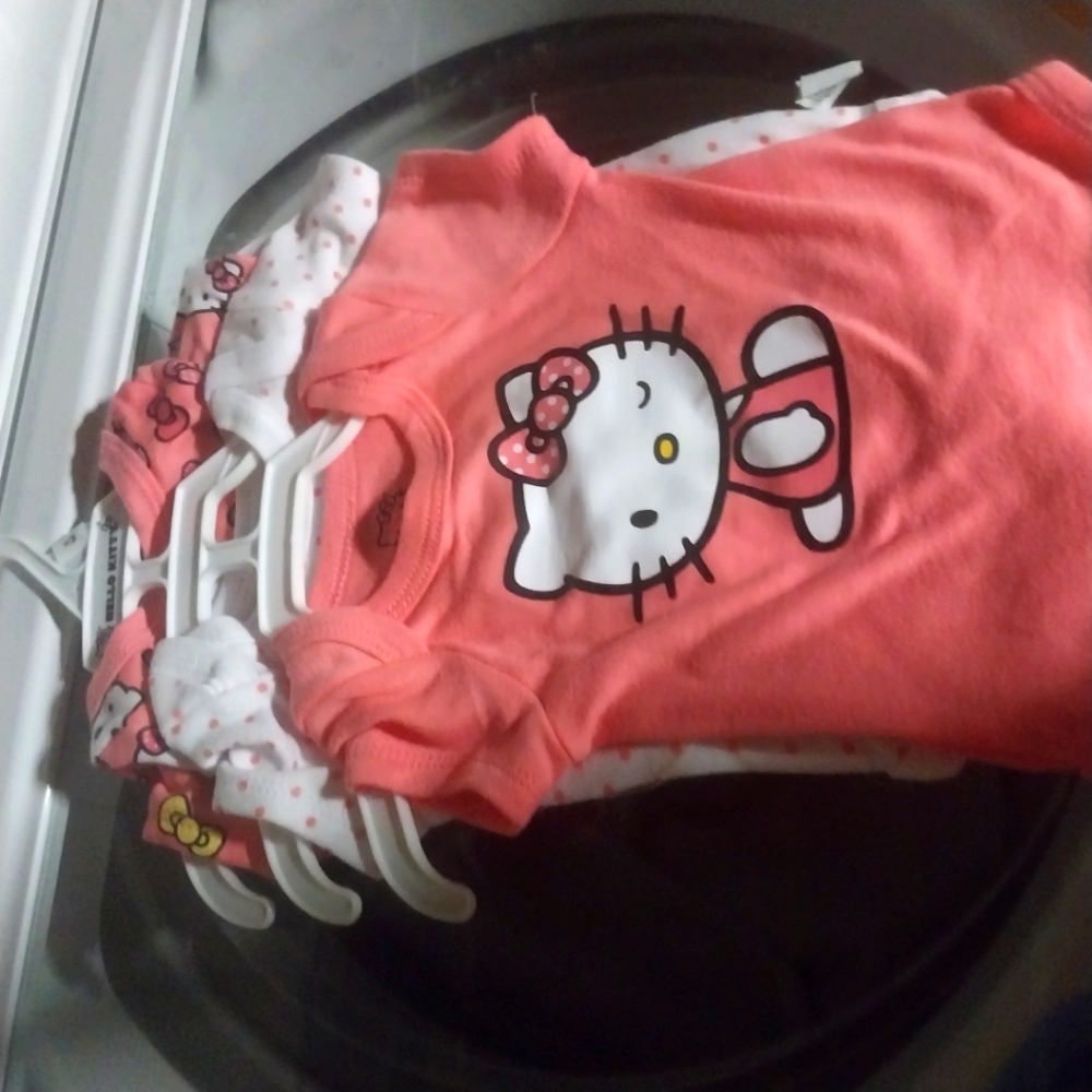 Hello Kitty Pink Baby Outfit